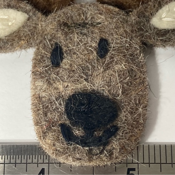 Reindeer Felt Embellishment (5) 2 Packs Dimensions 100% Wool Needle Felting - Picture 10 of 16